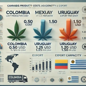 Comparativa Regional Cannabis Exportacion